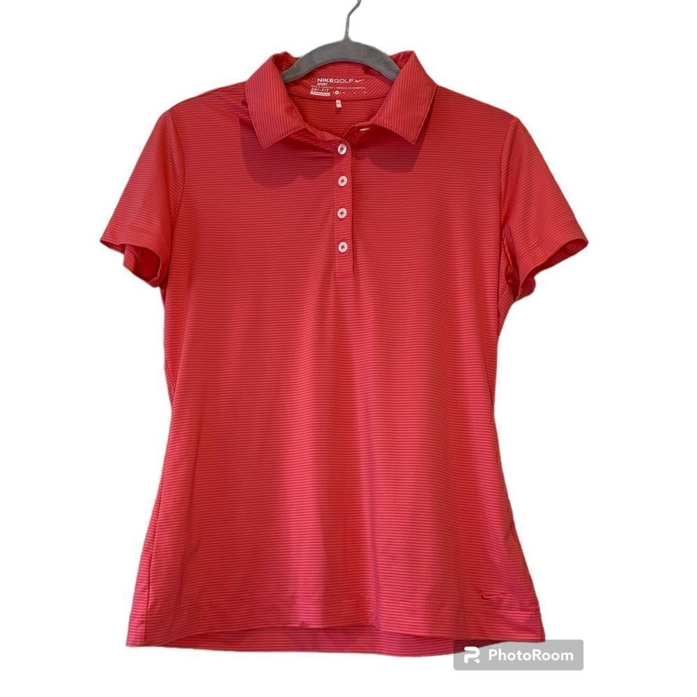 Nike Women's Short Sleeve Polo Tee in Red
